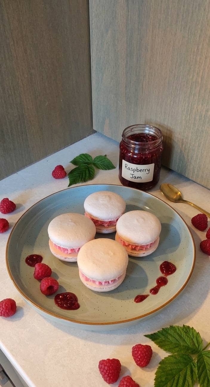 Berry Macarons